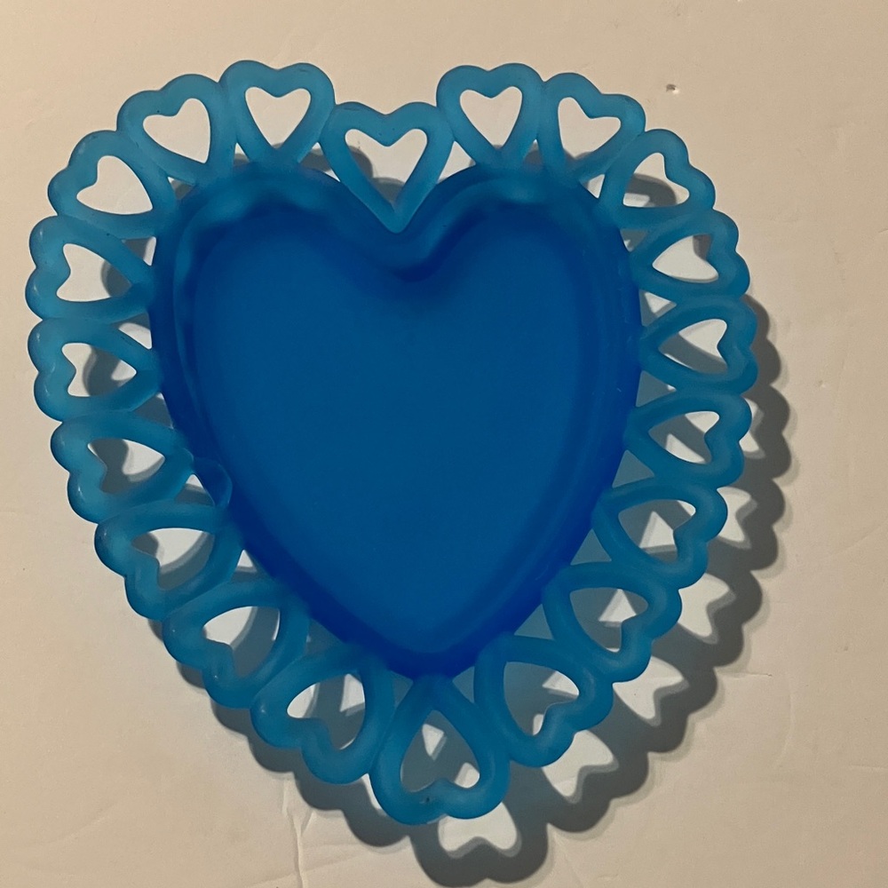 Blue Heart-Shaped Decorative‎ Tray